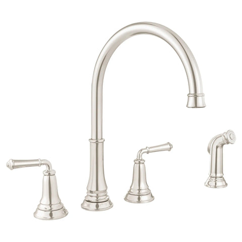 Delancey® 2-Handle Widespread Kitchen Faucet 1.5 gpm/5.7 L/min With Side Spray