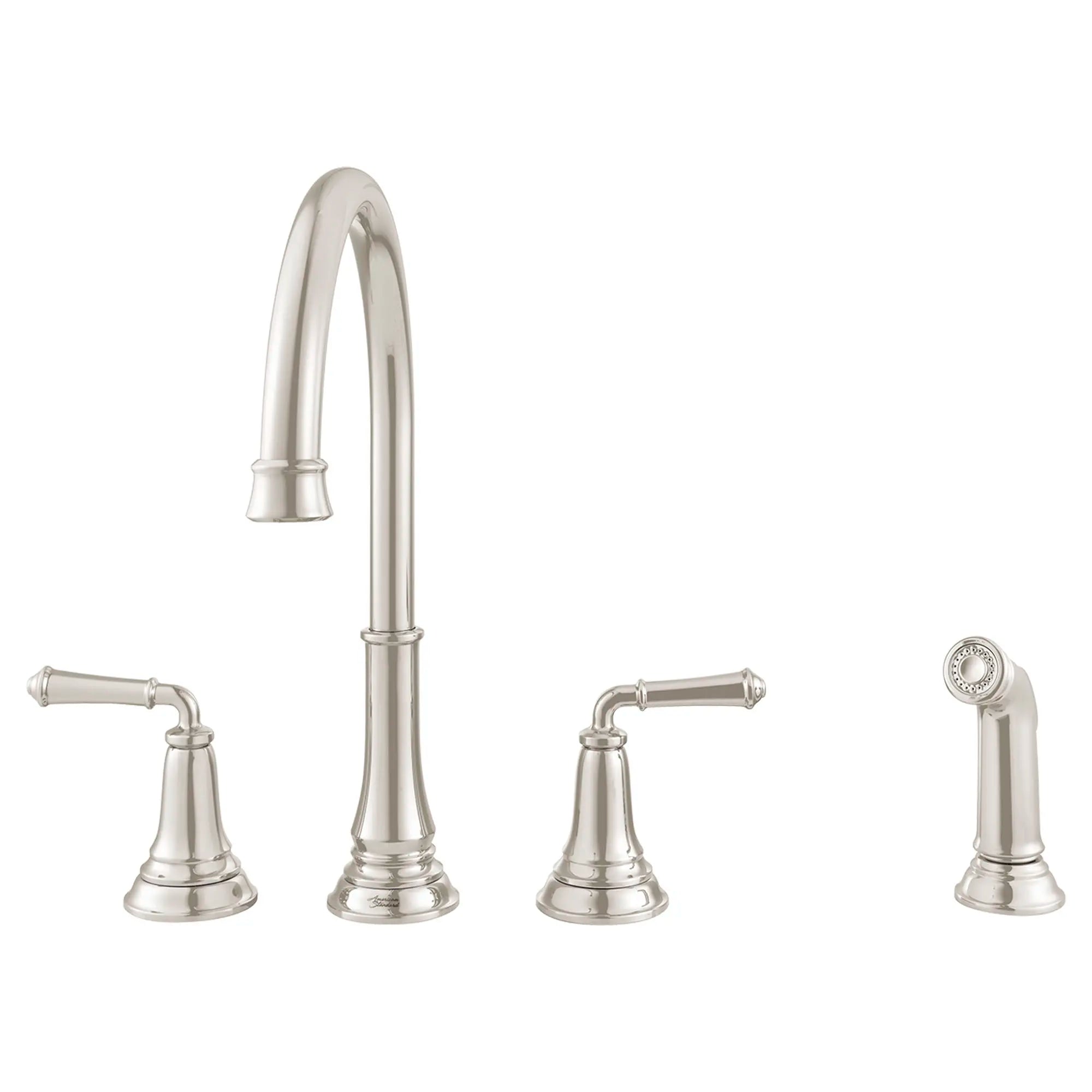Delancey® 2-Handle Widespread Kitchen Faucet 1.5 gpm/5.7 L/min With Side Spray // POLISHED NICKEL // 30641_4279701013_2_0_CDNwebp.webp