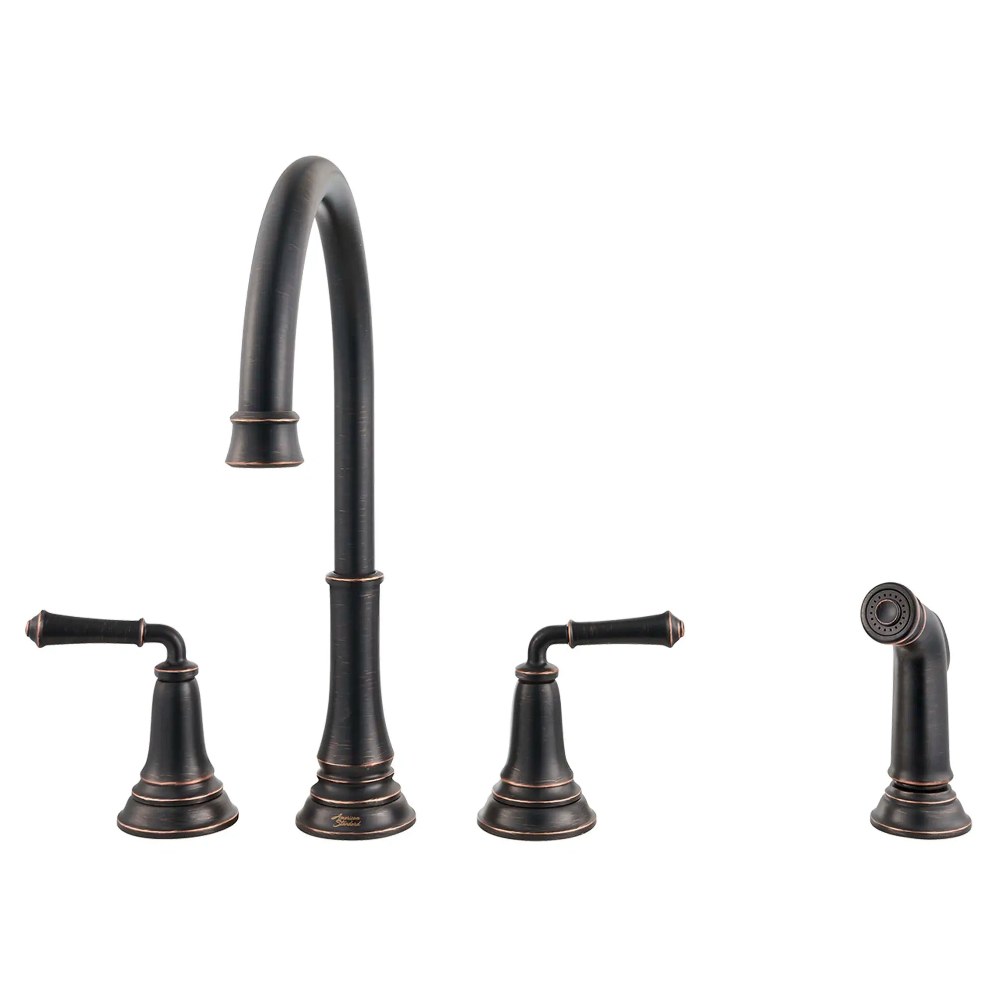 Delancey® 2-Handle Widespread Kitchen Faucet 1.5 gpm/5.7 L/min With Side Spray // LEGACY BRONZE // 30660_4279701278_2_0_CDNwebp.webp