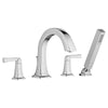 [7353901.002] Townsend Bathtub Faucet with Personal Shower for Flash Rough-in Valve with Lever Handles - Polished Chrome