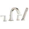 [7353901.013] Townsend Bathtub Faucet with Personal Shower for Flash Rough-in Valve with Lever Handles - Polished Chrome