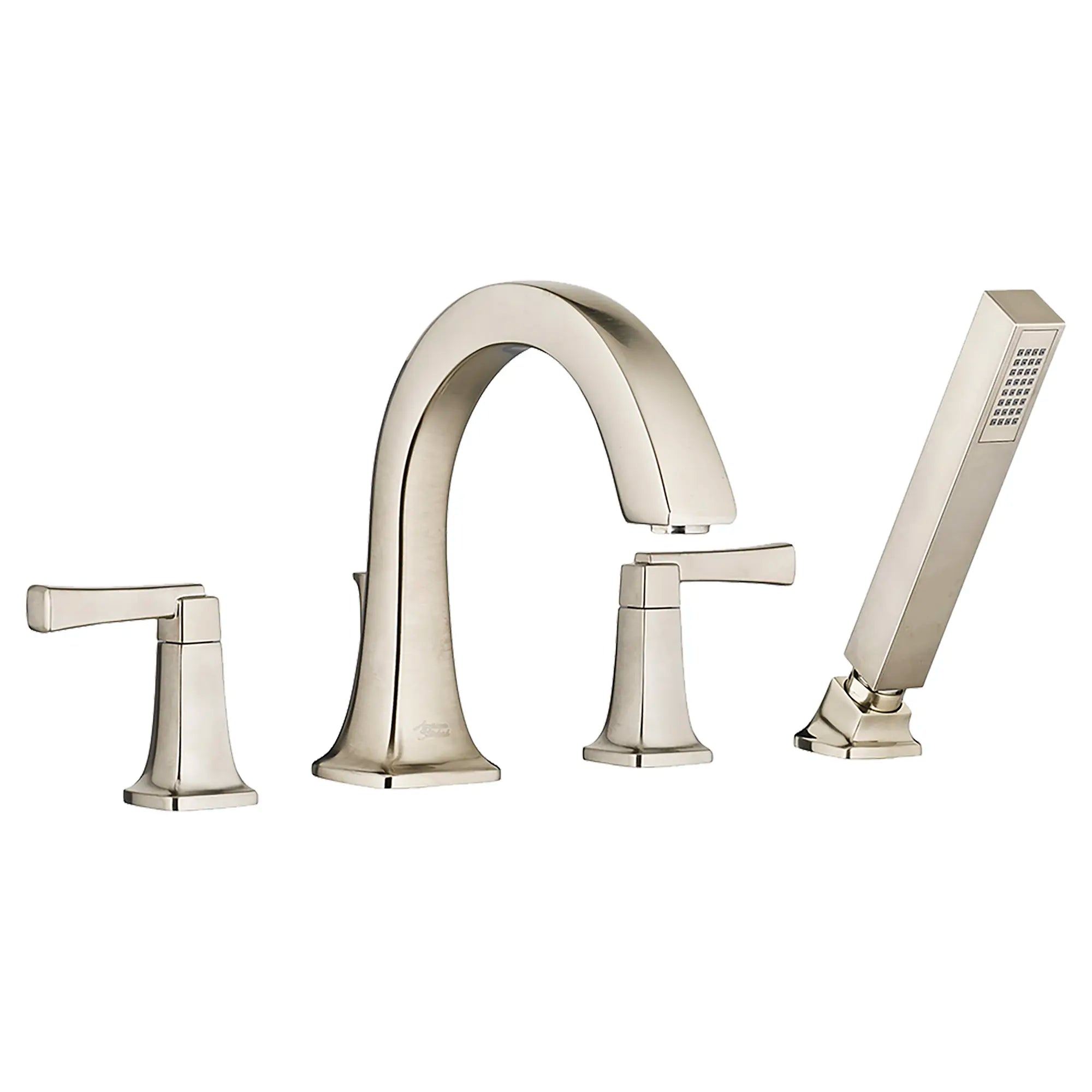Townsend Bathtub Faucet with Personal Shower for Flash Rough-in Valve with Lever Handles // BRUSHED NICKEL // 31453_7353901295_0_CDNwebp.webp
