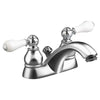 [7411712.002] Hampton 2-Handle 4 Inch Centerset Bathroom Faucet - Polished Chrome
