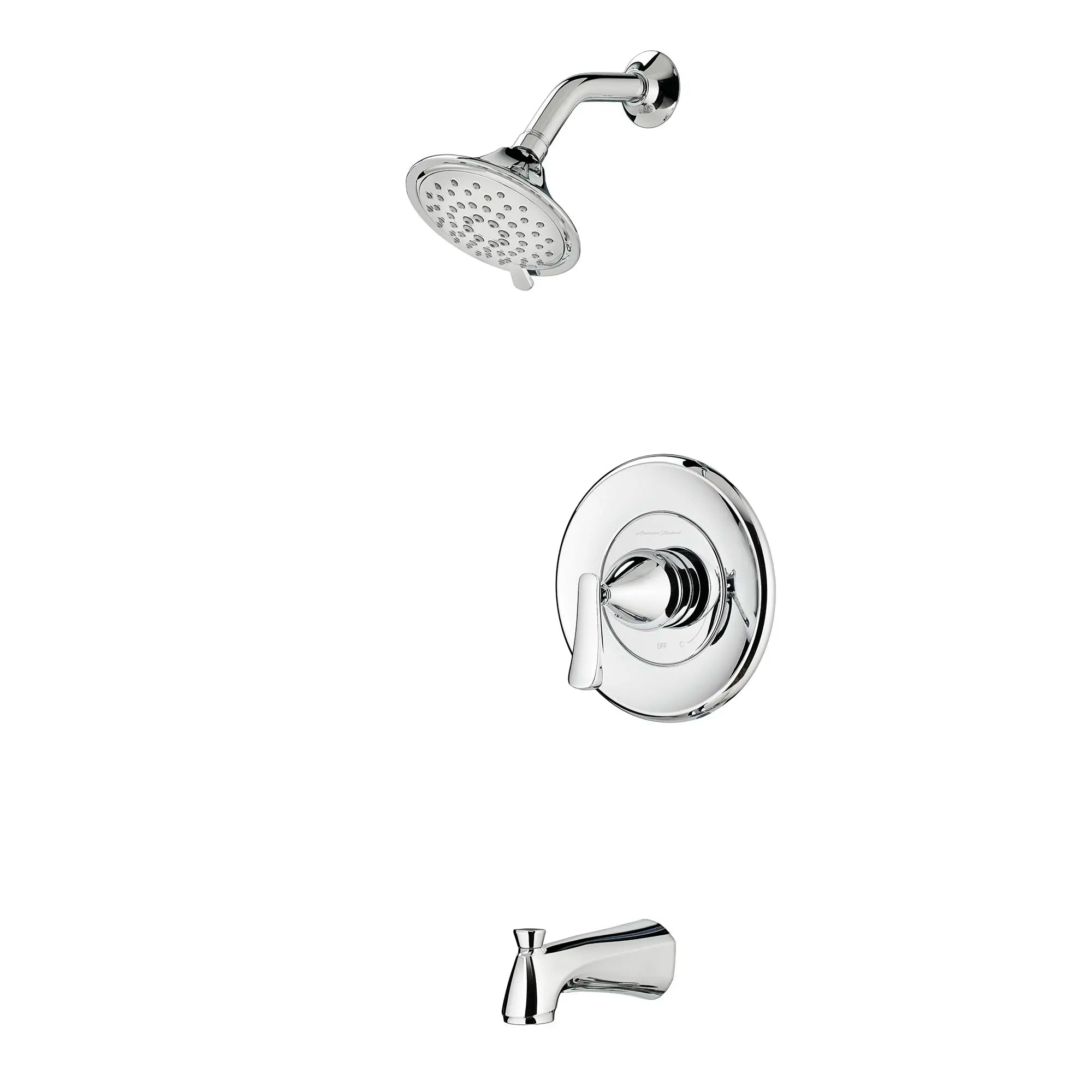 Chatfield® 2.0 GPM Tub and Shower Trim Kit With 3-Function Showerhead, Ceramic Disc Valve Cartridge With Lever Handle // POLISHED CHROME // 31644_7413502002_7413508002_1_0_CDNwebp.webp