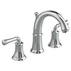 [7420801.002] Portsmouth 8-In. Widespread 2-Handle Crescent Spout Bathroom Faucet 1.2 GPM with Lever Handles - Polished Chrome