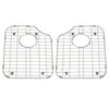 [7436000.075] 2-Pack 11.93-in x 16.73-in Stainless Steel Sink Grids - Stainless Steel