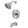 [7761] Marquette Anti-Scald Pressure Balance Tub & Shower Set - Polished Chrome