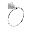 [8338190.002] Traditional Square Towel Ring - Polished Chrome