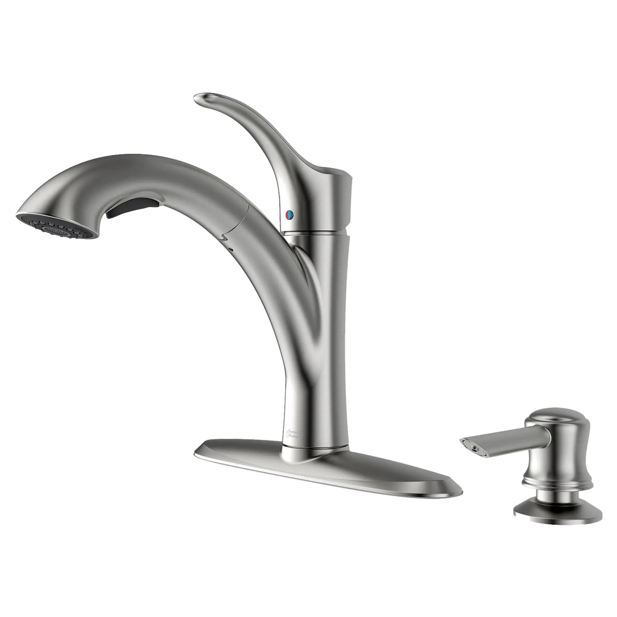 Mesa 1-Handle Pull-Out Kitchen Faucet with Soap Dispenser // STAINLESS STEEL // 32554_9015101.075_2_0_CDNwebp.webp