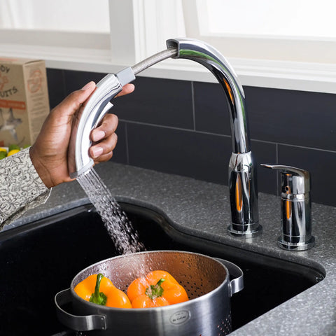 Arch Single Handle Pull Out High-Arc Kitchen Faucet