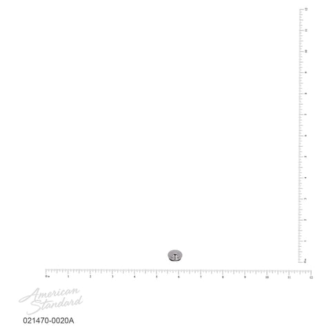 Amarilis/Hampton Index Button Cap with O-Ring for Faucet Handle