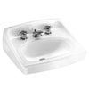 [0356028.020] Lucerne® Wall-Hung Sink for Exposed Bracket Support With 8-Inch Widespread - White