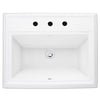 [0700008.020] Town Square Countertop Sink 8-in. Centers - White