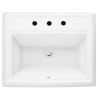 [0700008.020] Town Square Countertop Sink 8-in. Centers - White