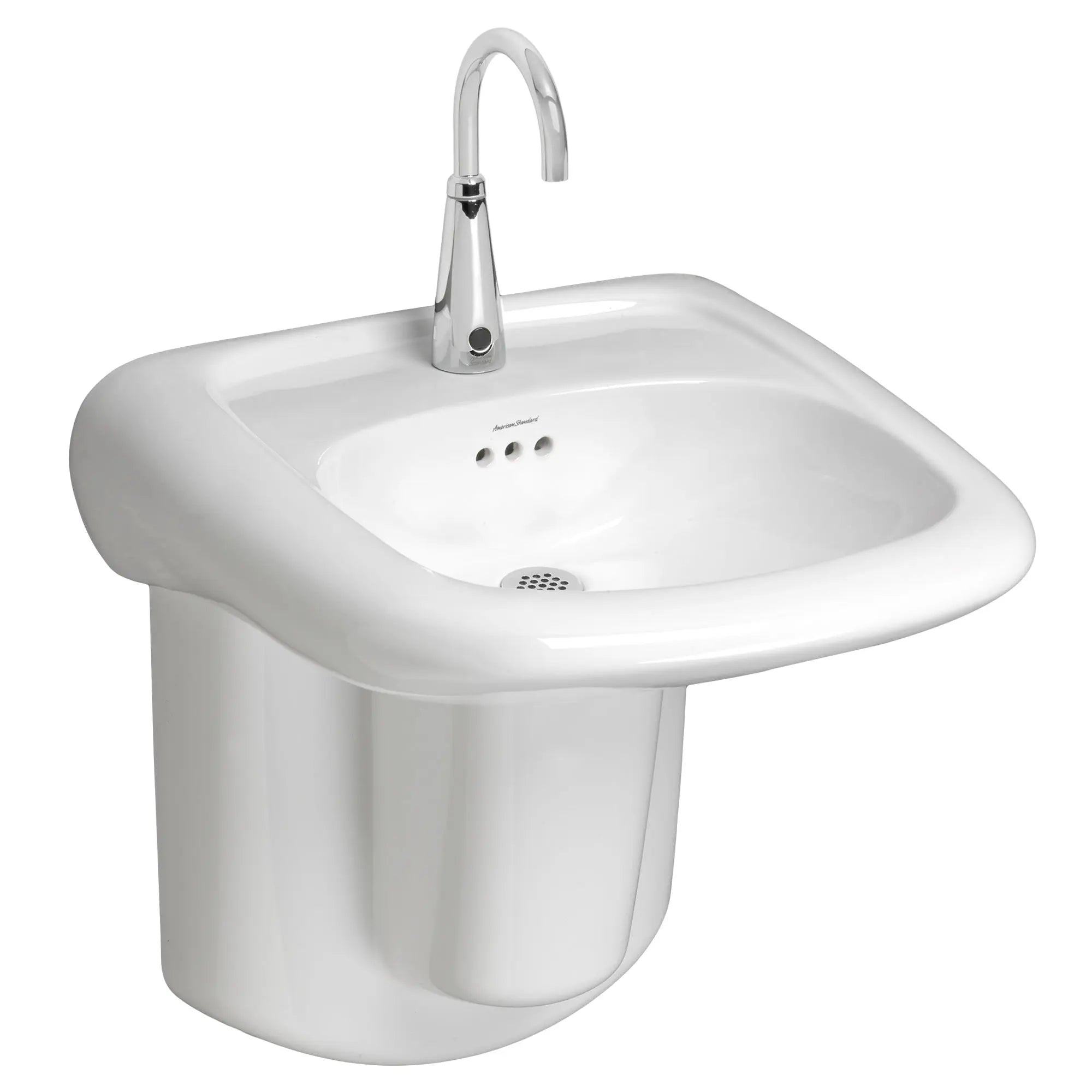 Murro® Wall-Hung EverClean® Sink With Center Hole Only // WHITE // 34381_P_0955001EC020_02_0_CDNwebp.webp