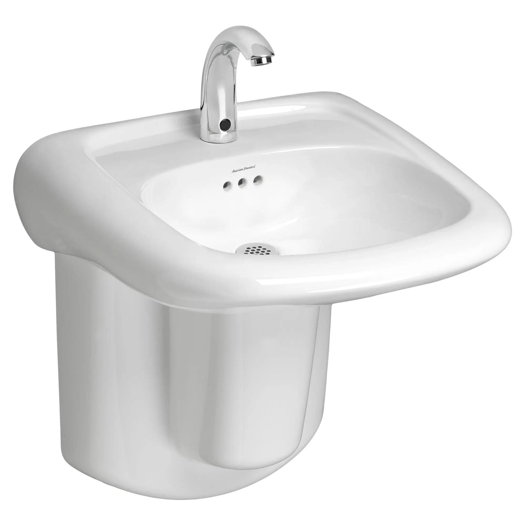 Murro® Wall-Hung EverClean® Sink With Center Hole Only // WHITE // 34383_P_0955001EC020_03_0_CDNwebp.webp