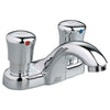 [1340225.002] Metering 4-Inch Centerset 2-Handle Faucet 1.0 gpm/3.8 Lpf - Polished Chrome