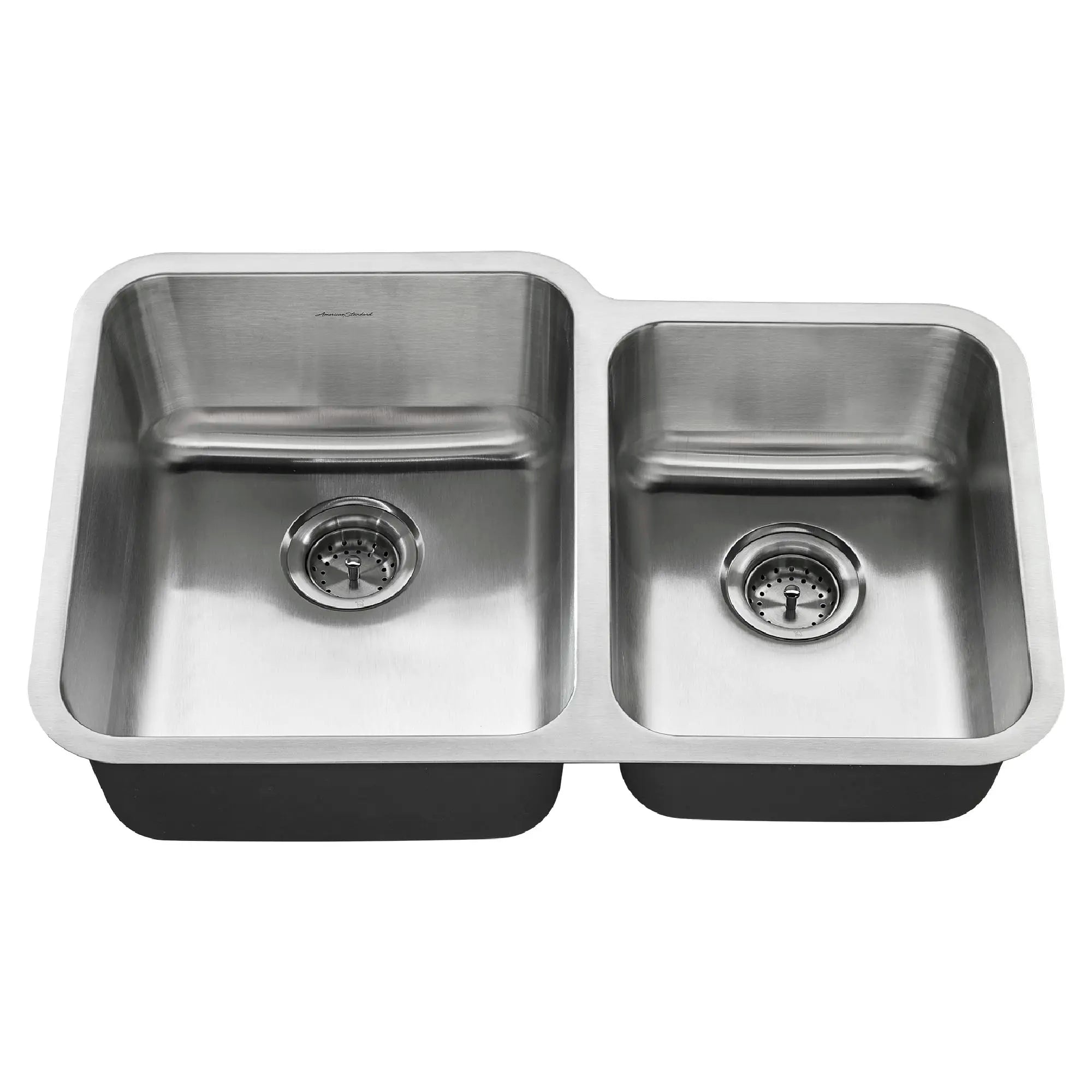 [18CR.312000S.075] Danville® 31 x 20-Inch Stainless Steel Undermount Double-Bowl Residential Kitchen Sink - Stainless Steel