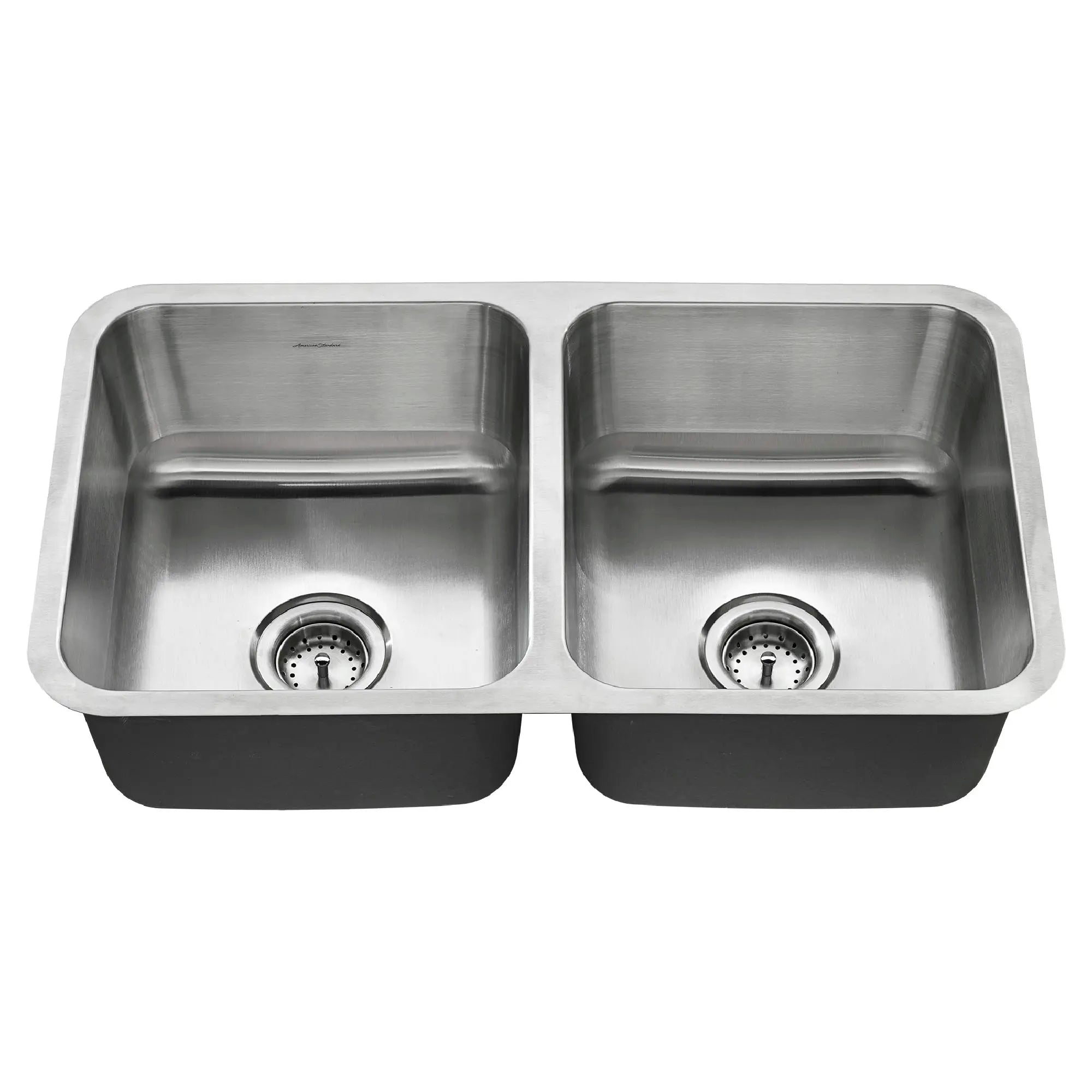 Danville® 32 x 18-Inch 50/50 Stainless Steel Double-Bowl Kitchen Sink // STAINLESS STEEL // 34551_P_18DB.321800.075_0_CDNwebp.webp