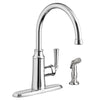 [4285051.002] Portsmouth® Single-Handle Kitchen Faucet 2.2 gpm/8.3 L/min With Side Spray - Polished Chrome