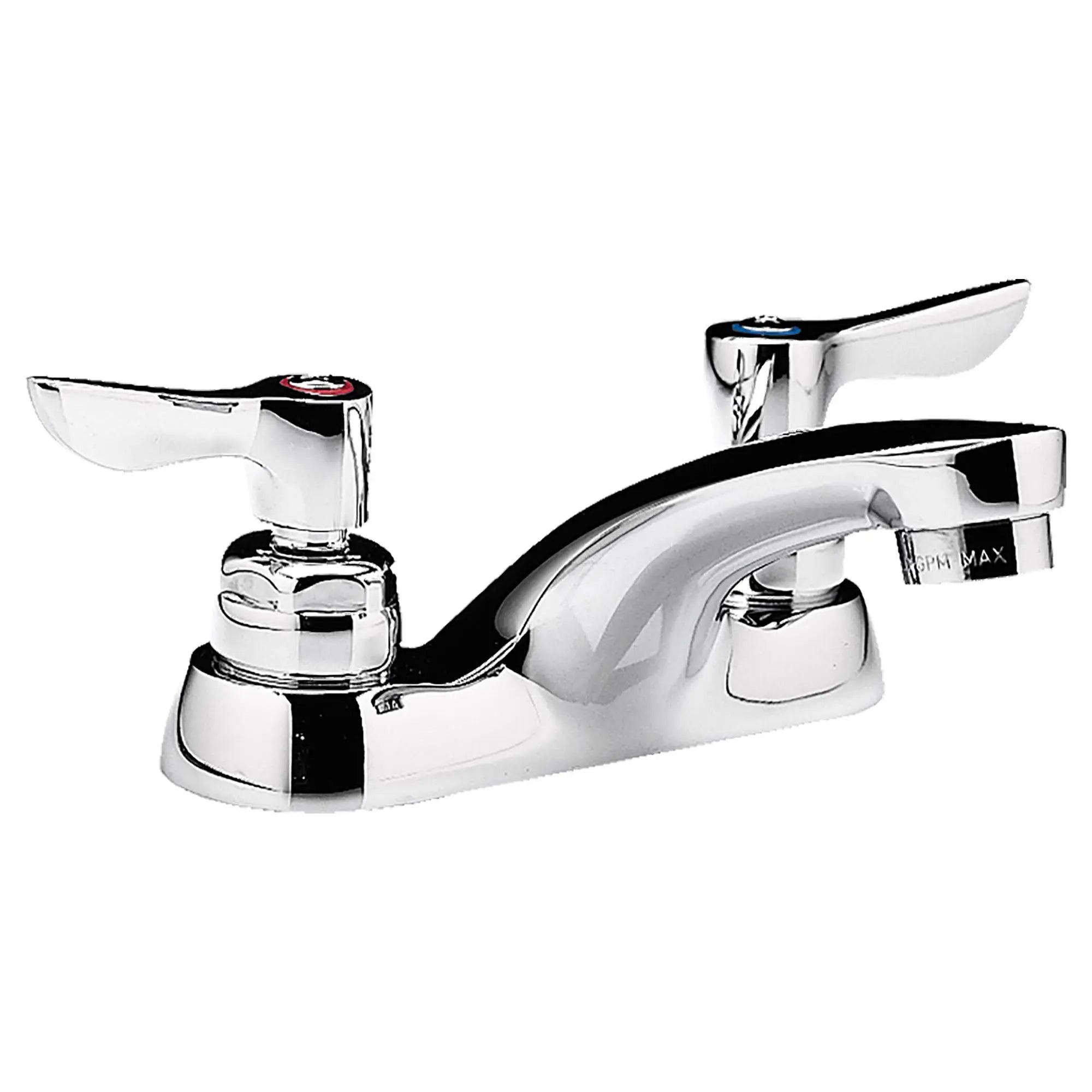 Monterrey® 4-Inch Centerset Cast Faucet With Lever Handles 1.5 gpm/5.7 Lpm With Grid Drain // POLISHED CHROME // 35020_P_5502140002_0_CDNwebp.webp