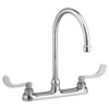 [6409170.002] Monterrey® Top Mount Kitchen Faucet With Gooseneck Spout and Wrist Blade Handles 1.5 gpm/5.7 L/min - Polished Chrome