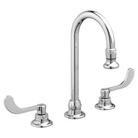 Monterrey® 8-Inch Widespread Gooseneck Faucet With Wrist Blade Handles 1.5 gpm/5.7 Lpm Rose Spray // CHROME // 35211_P_6540171002_CDNwebp.webp