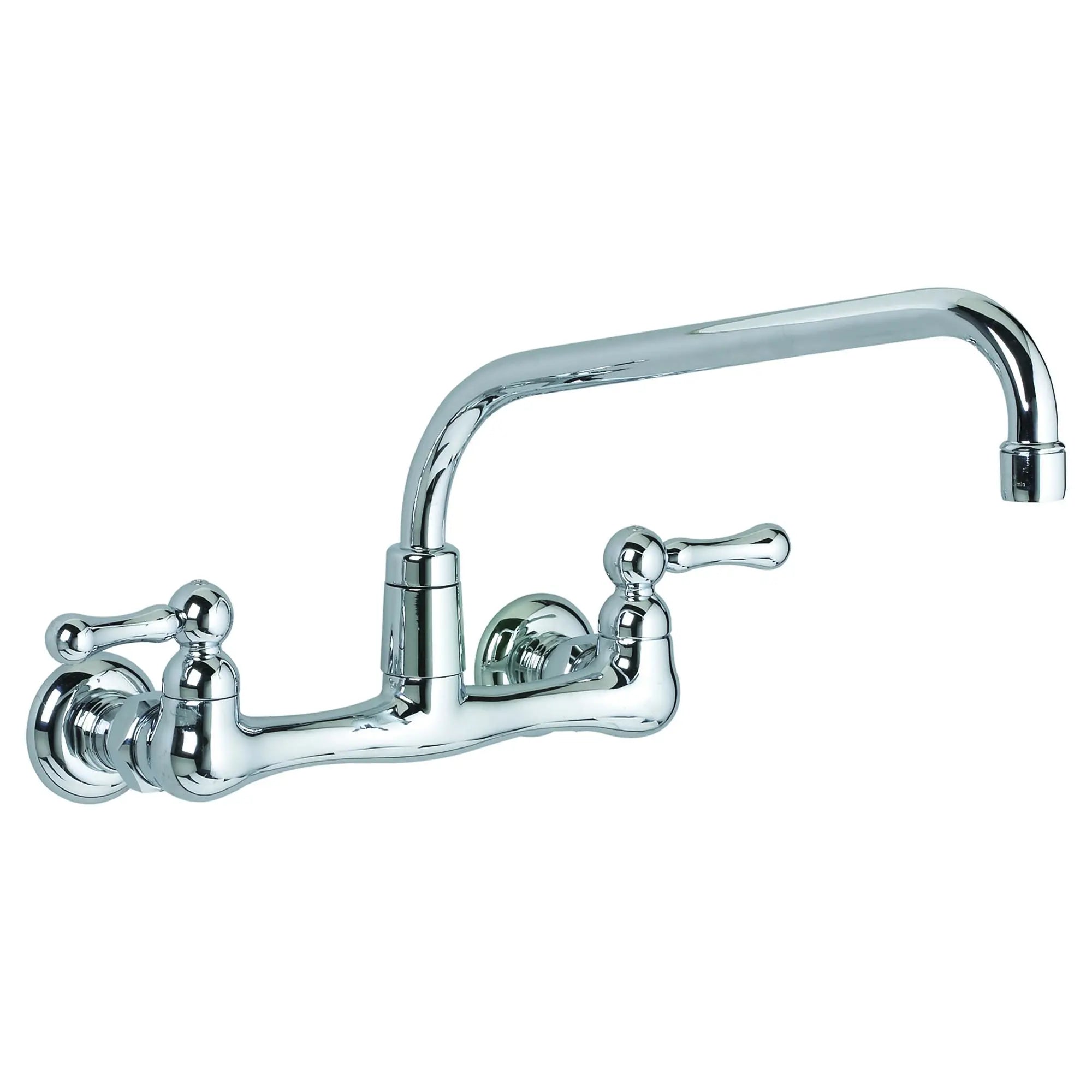 Heritage® Wall Mount Faucet With 12-Inch Tubular Brass Swivel Spout With Lever Handles // POLISHED CHROME // 35268_P_7292152002_0_CDNwebp.webp