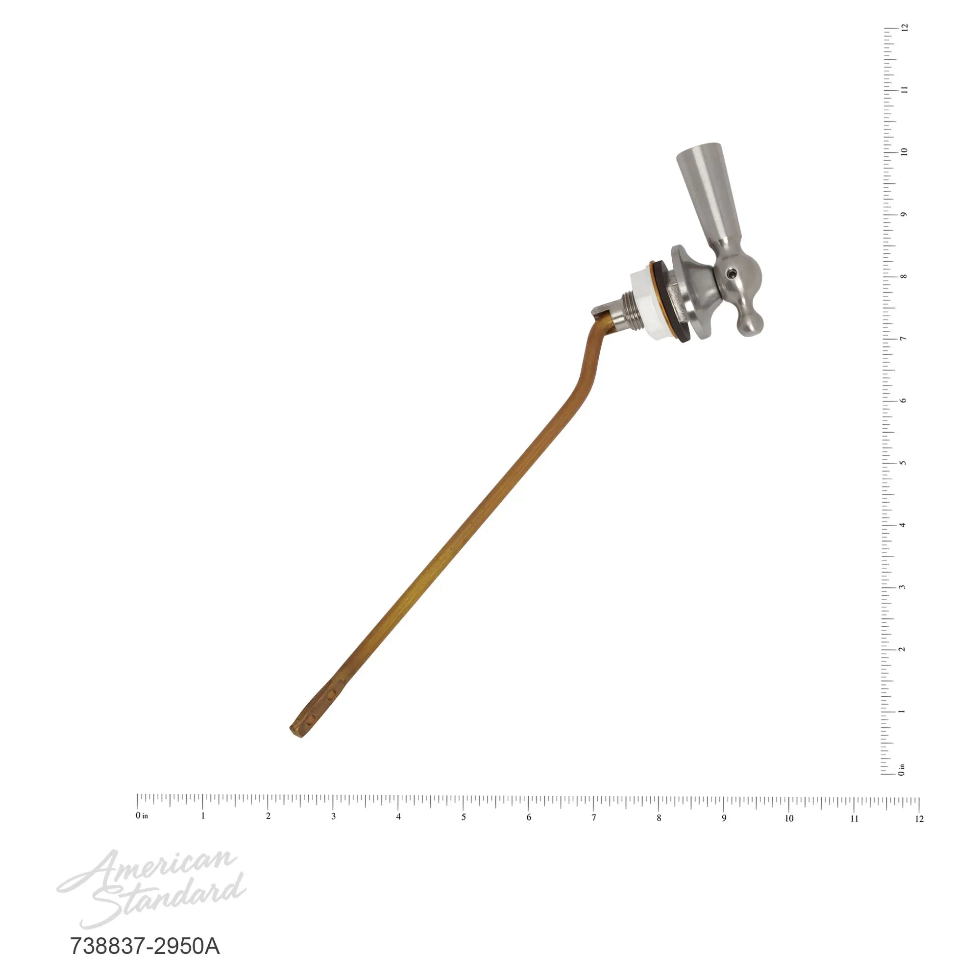 Heritage Left Hand Toilet Trip Lever Assembly // BRUSHED NICKEL // 35696_P_7388372950A_4_0_CDNwebp.webp