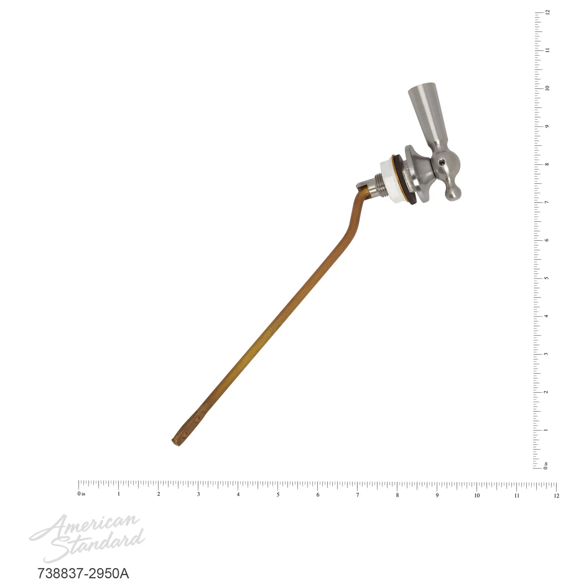 Heritage Left Hand Toilet Trip Lever Assembly // BRUSHED NICKEL // 35700_P_7388372950A_0_CDNwebp.webp