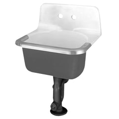 Akron® Wall-Hung Cast Iron Service Sink With 8-inch Faucet Holes and Rim Guard // WHITE // 35893_P_7695008020_02_CDNwebp.webp