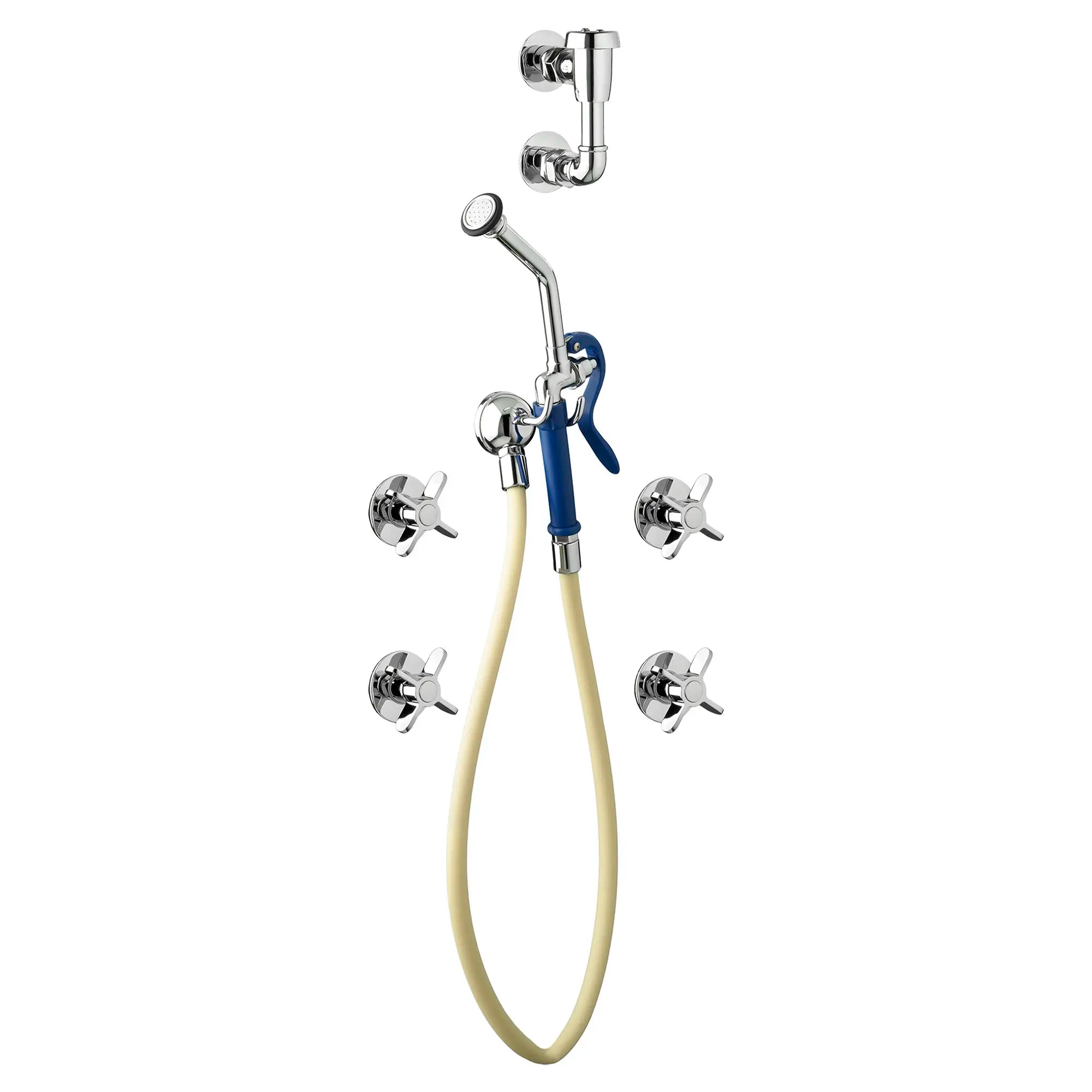 Bedpan Cleanser Assembly with In Wall Supply Stops // POLISHED CHROME // 35916_P_7880183002_0_CDNwebp.webp