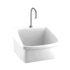 [9047093.020] Surgeon's Scrub Sink Sinlge Center Faucet Hole Only - White