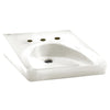 [9140013.020] Wheelchair Wall-Hung Sink With 10-1/2-Inch Widespread - White