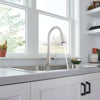 [7617300.075] Hillsdale Single-Handle Pull-Down Dual Spray Kitchen Faucet - Stainless Steel