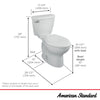 [270CB101.020] Cadet 3 1.28 GPF/4.8 LPF Left Trip Lever 15-in. Elongated-Front 10-in Rough-In Toilet - White