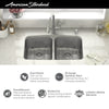 [18DB000332C1.075] Fairbury® 2S Pull-Down Faucet and 33-Inch Stainless Steel Double-Bowl Kitchen Sink Kit - Stainless Steel