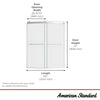 [AM00844400.295] OVATION CURVE 60x72 BARN SHOWER DOOR, BN - Brushed Nickel