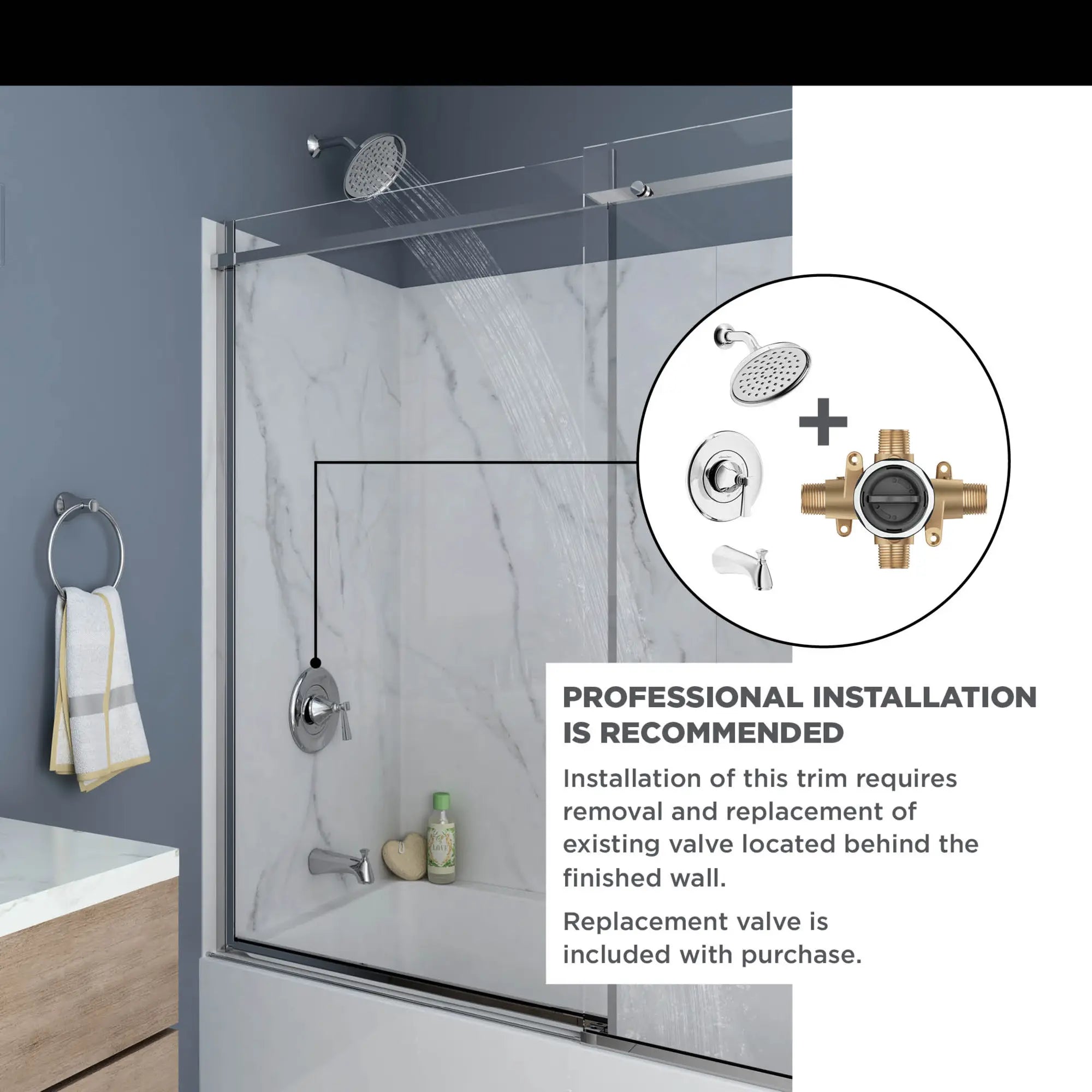 Rumson® Tub and Shower Trim Kit With Valve // TUB & SHOWER / BRUSHED NICKEL // 43048_AS_Rumson_7417502_Install_Infographic_1_0_CDNwebp.webp
