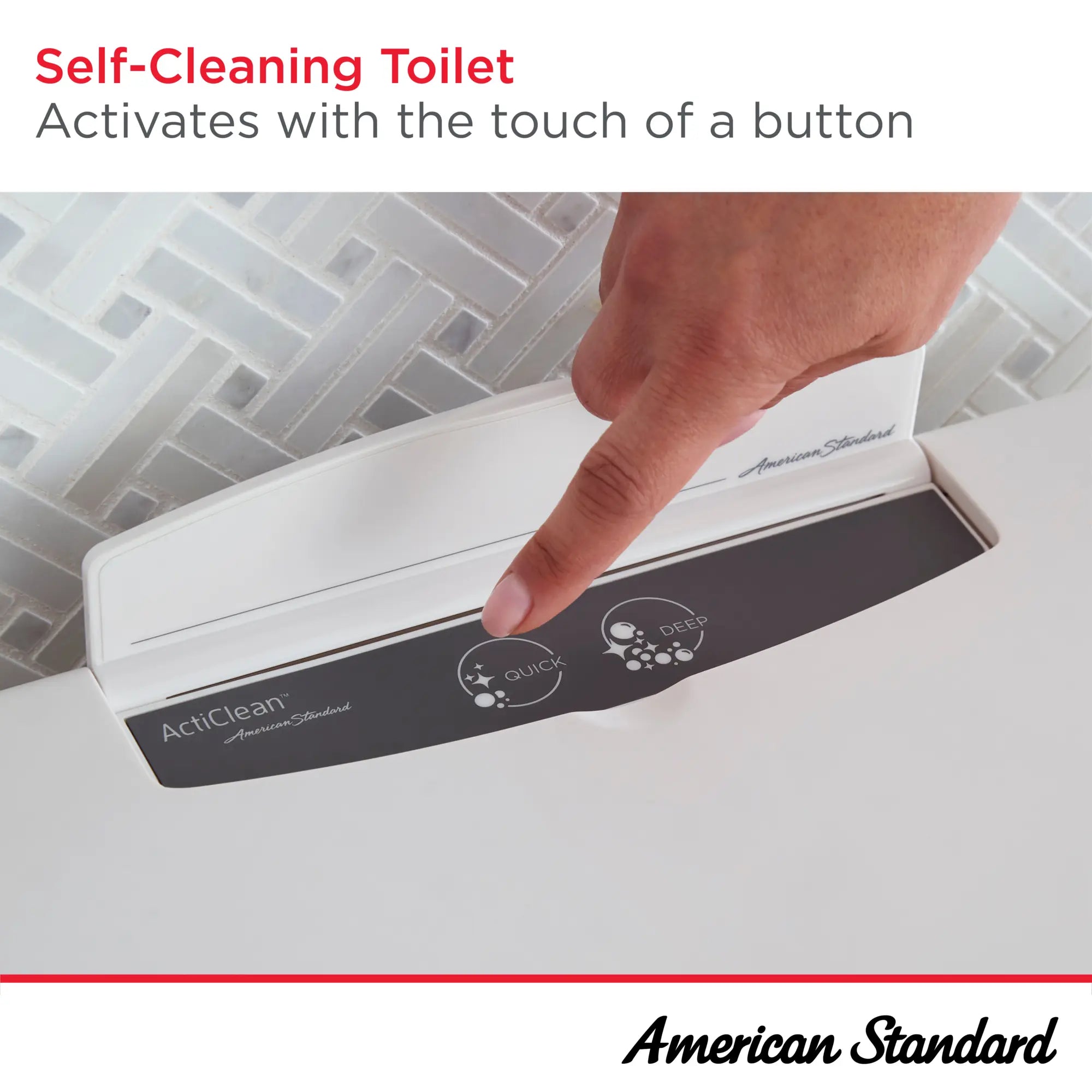 Estate® ActiClean® 1.28 gpf/4.8 Lpf 12-Inch Rough Tank with Seat and Cleaning Cartridge // WHITE // 43172_ActiClean_Infographic_Generic_0001_OCT2023_1_CDNwebp.webp