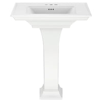 [0297400.020] Town Square® S 4-Inch Centerset Pedestal Sink Top and Leg Combination - White