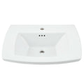 [0445001.020] Edgemere Center Hole Only Pedestal Sink Top - White
