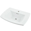 [0445001.020] Edgemere Center Hole Only Pedestal Sink Top - White