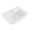 [0445001R.020] Edgemere Console Vanity Sink Top Single Hole Only - White