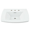 [0445008.020] Edgemere 8-Inch Widespread Pedestal Sink Top - White