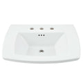 [0445008.020] Edgemere 8-Inch Widespread Pedestal Sink Top - White