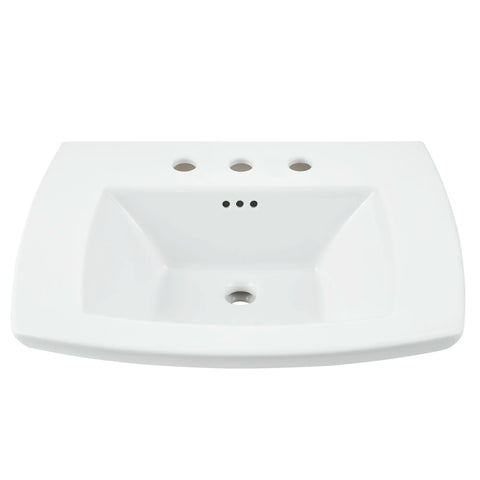 Edgemere 8-Inch Widespread Pedestal Sink Top
