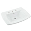 [0445008.020] Edgemere 8-Inch Widespread Pedestal Sink Top - White