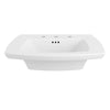 [0445008R.020] Edgemere Console Vanity Sink Top 8-in. Centers - White