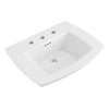 [0445008R.020] Edgemere Console Vanity Sink Top 8-in. Centers - White